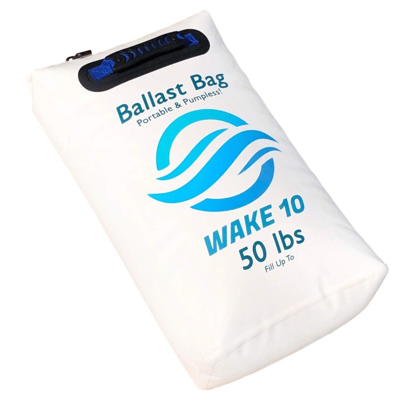 WAKE 10 Boat Ballast Bag - Portable and Pumpless - 50 lb. - Wakesurfing and Wakeboarding - Image 1